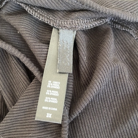 SKIMS Soft Lounge Ribbed Cut-Out One-Shoulder Dress - black - Picture 10 of 11